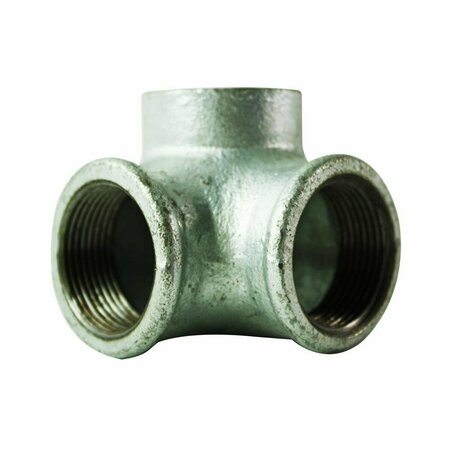 THRIFCO PLUMBING 1-1/4 Inch Galvanized Steel Side Outlet Elbow 5217059
